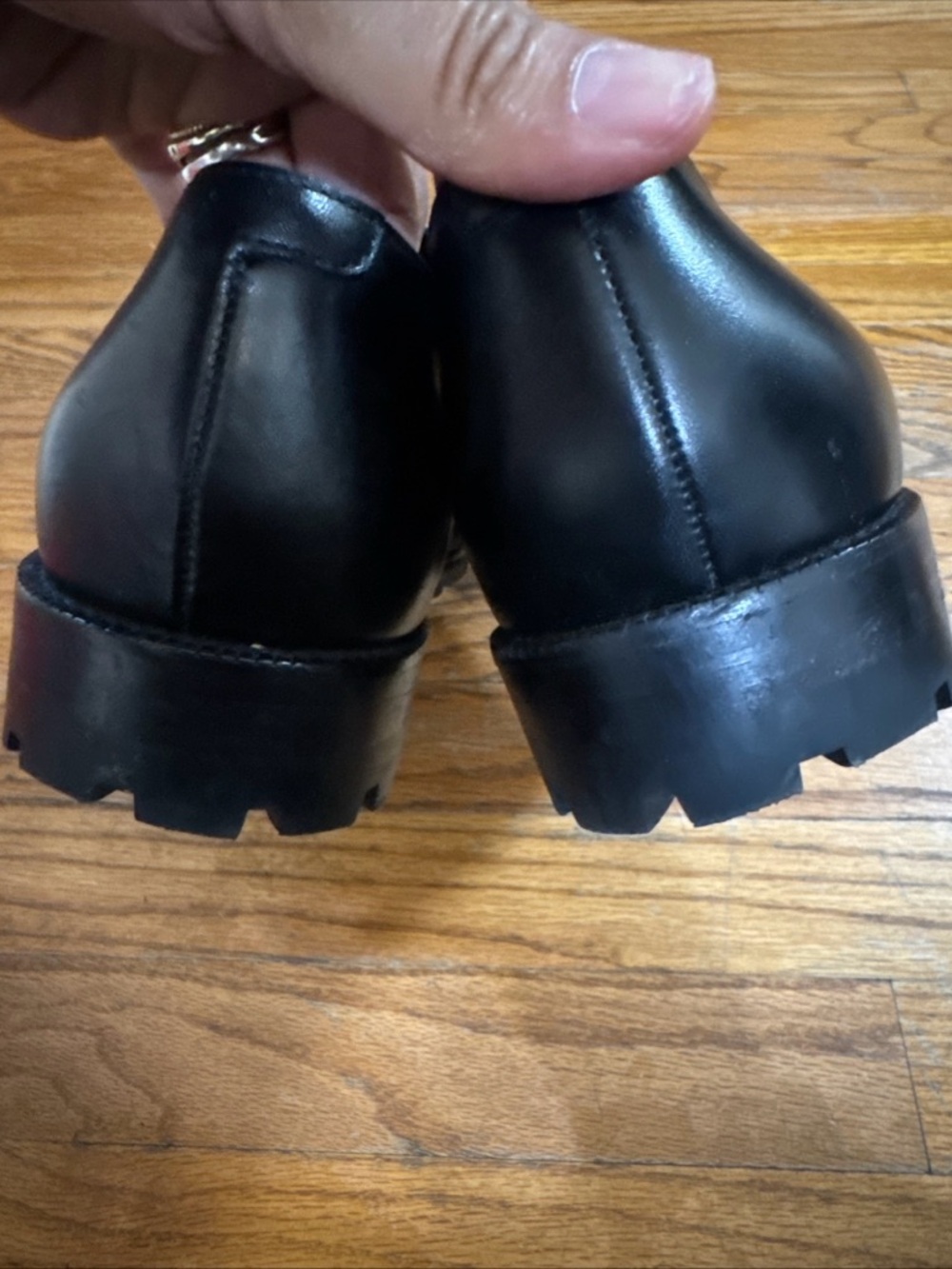 Balenciaga Paris Men’s Monk Leather Dress Shoes Size 44 US 11 Black - Picture 4 of 11